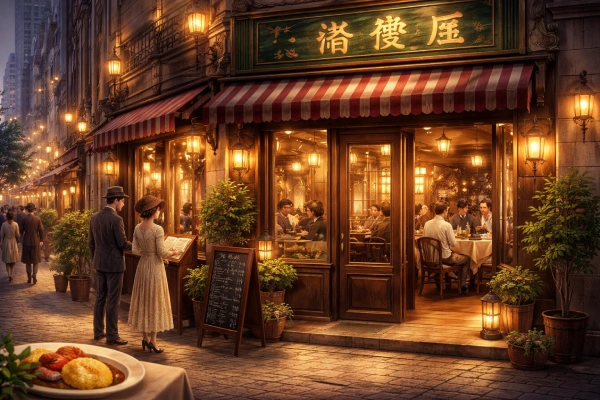 大正時代の銀座の洋食店