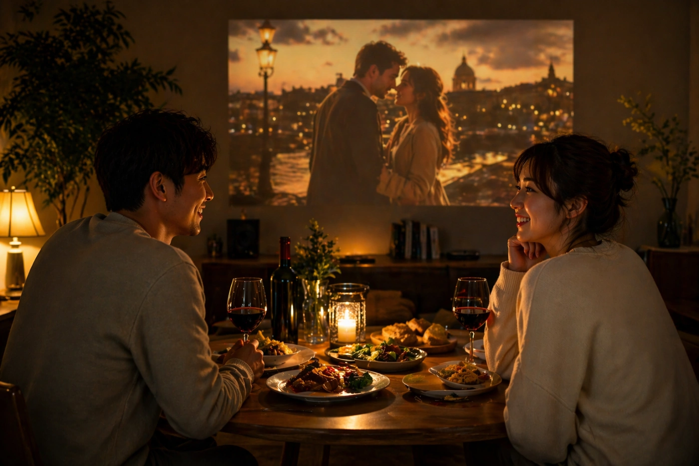 夫婦の感動の食卓