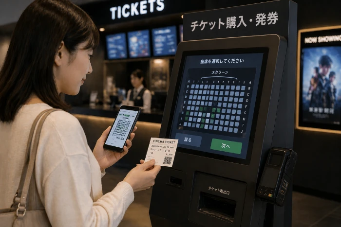 U-NEXT映画館クーポンの予約と発券手順を確認する利用シーン